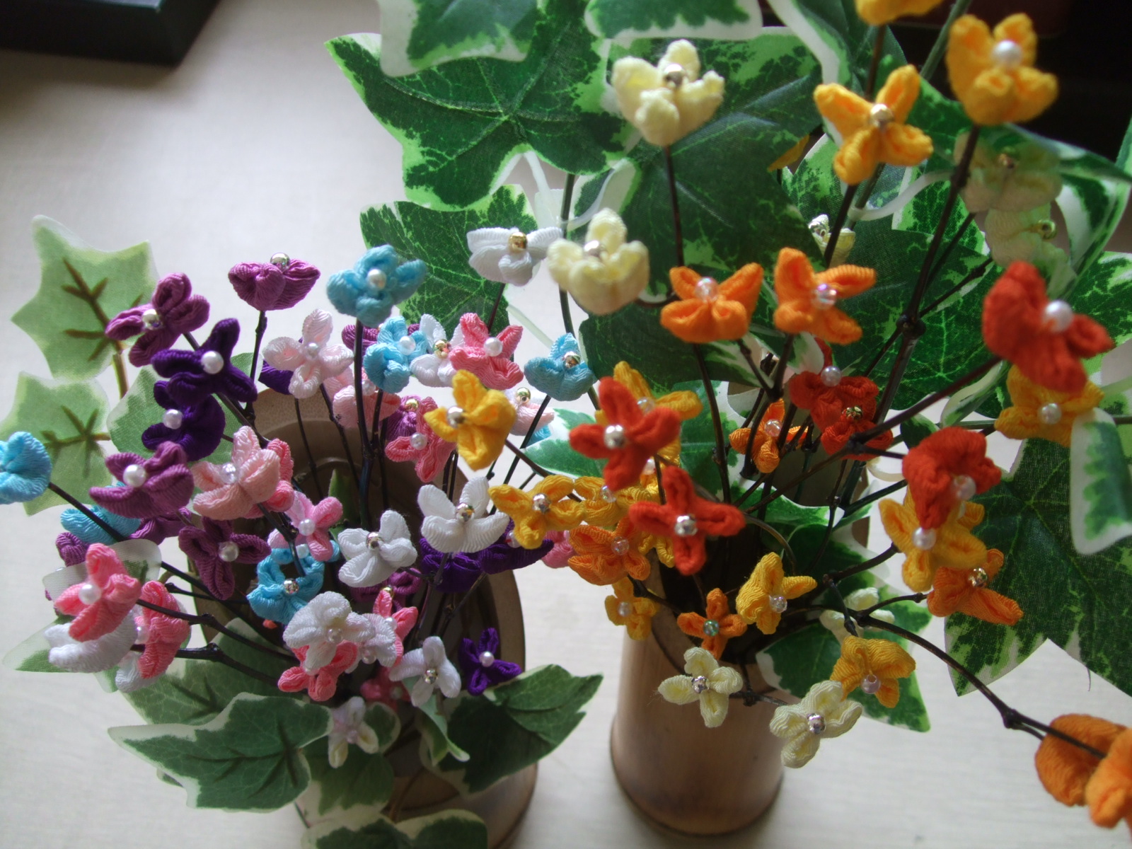 くくり花（アレンジ花）※年間を通じて作成